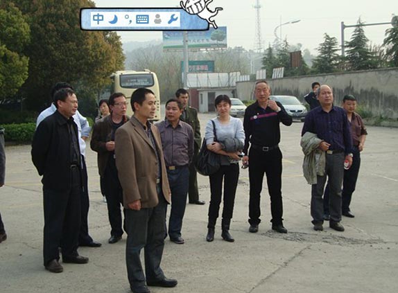 寧夏農(nóng)機監(jiān)理總站來我公司考察